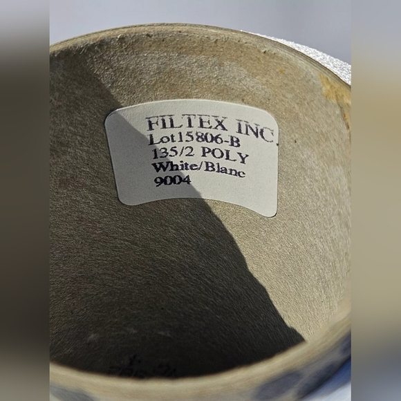 Bulk White Sewing Embroidery Spool Poly Thread 2 Pack 2 pounds Total NOS 9004 - Picture 4 of 4